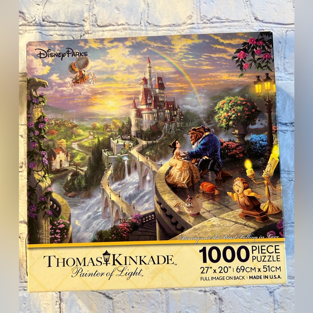 Ceaco - Thomas Kinkade - Beauty and the Beast Falling in Love - 1000 Pieces